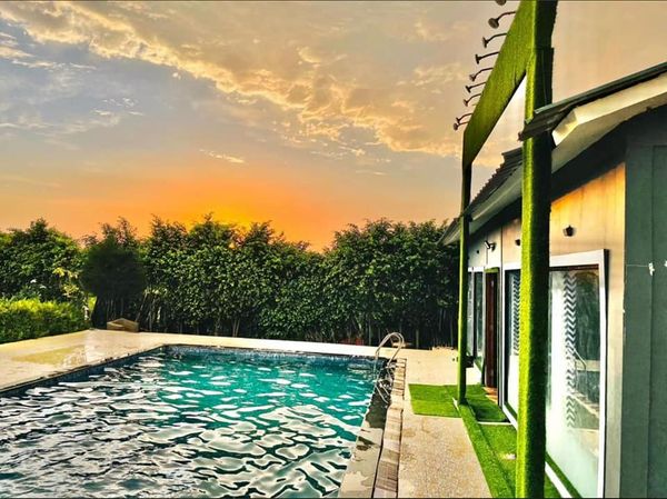 Affordable farmhouse land near Vrindavan at Securenest Farms Chhata Goverdhan Road – farm plots under 40 lakh near Mathura for weekend farmhouse and investment